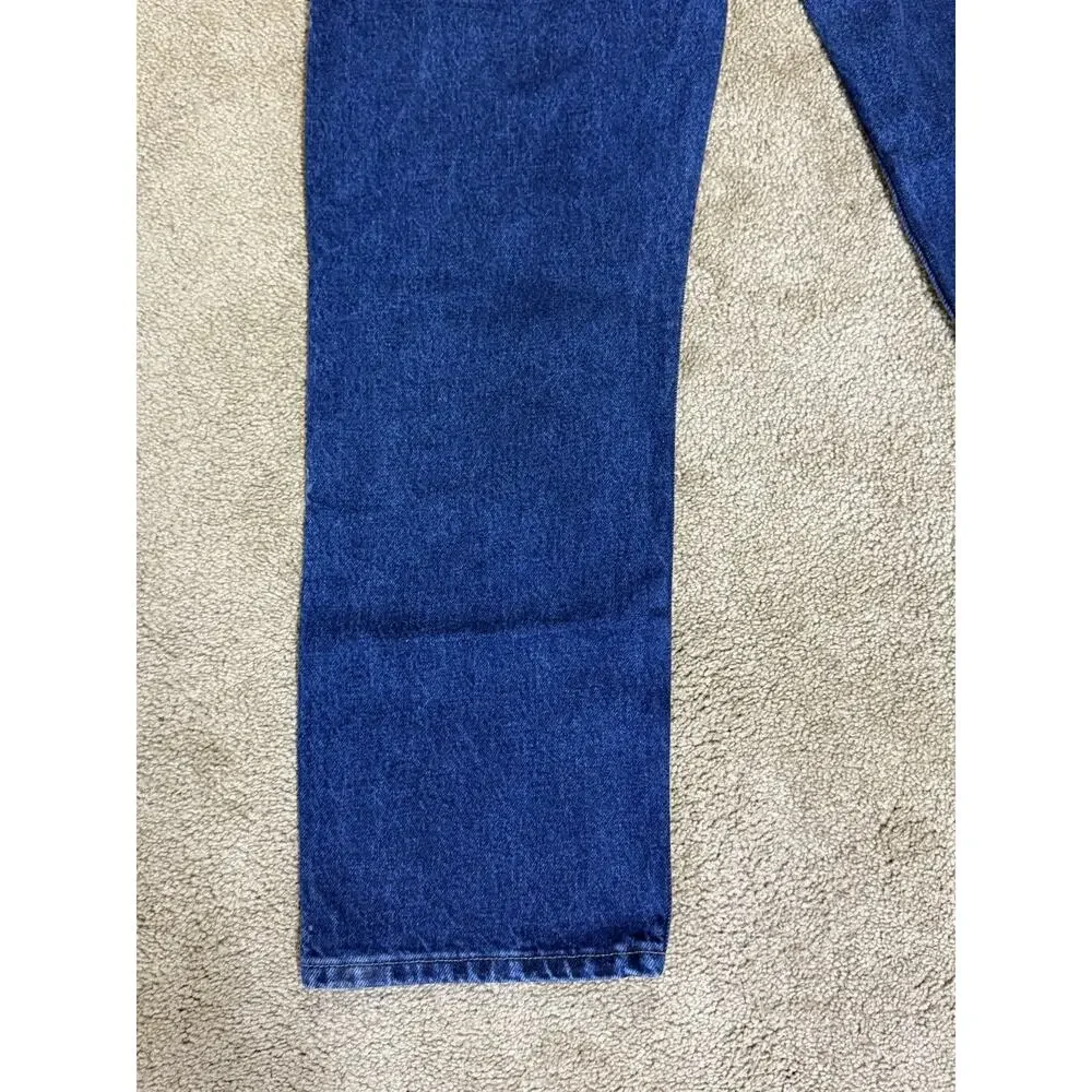 Wrangler Jeans Mens 35x30 Denim Straight Leg 96501MR
